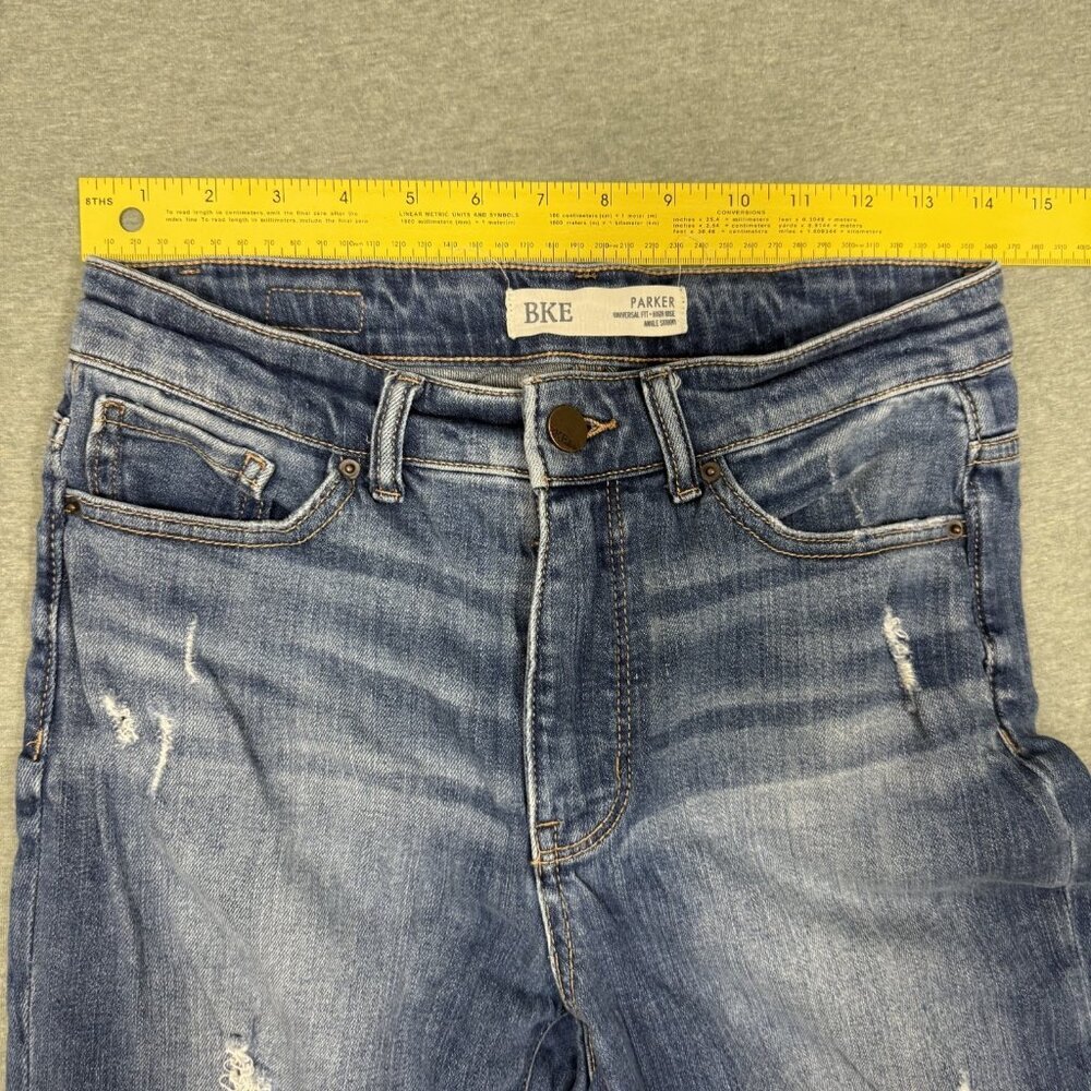 BKE Women’s Parker High Rise Ankle Skinny Jeans SZ 27 - Picture 3 of 12